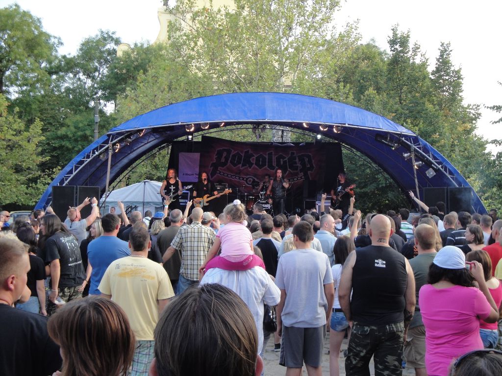 2012 Jászózsa Pokolgép élő koncert hangosítás