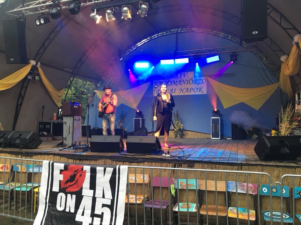 2018 XIV.Dózsai napok Jászdózsa Folk On 45 zenekar hangosítás.